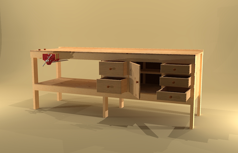 PDF 2x4 Workbench Plans