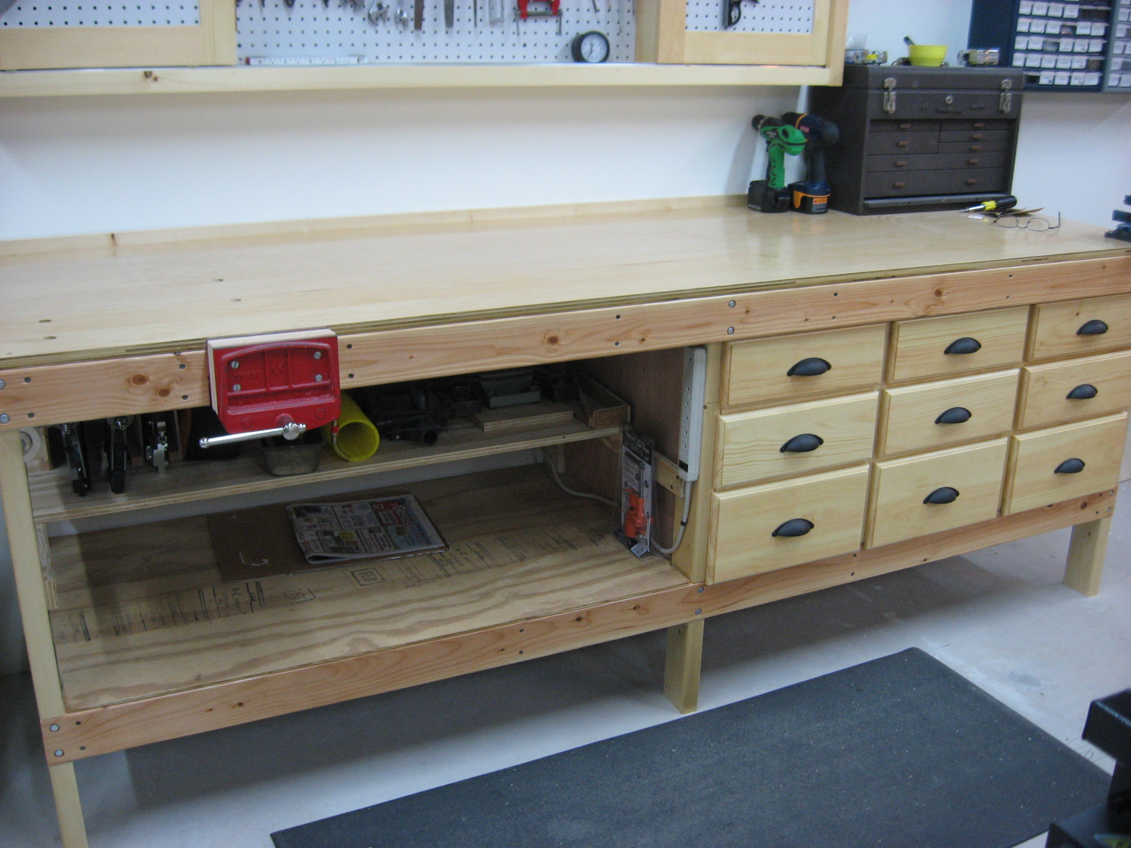 2X4 Workbench - Multi Drawer