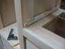European drawer slides are installed