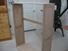 The upper cabinet shell is done.  The top and bottom components are 3/4" Oak plywood.